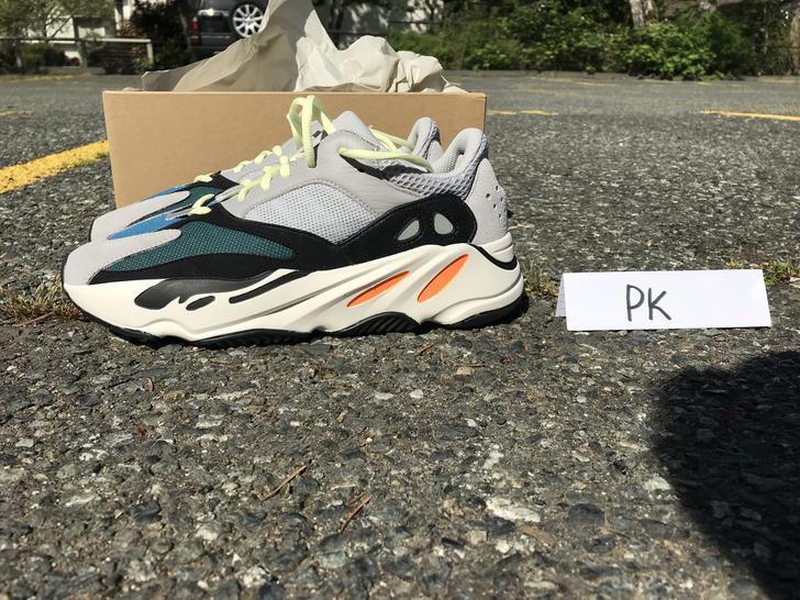 PK GOD YEEZY WAVE RUNNER 700 OG ''SOLID GREY'' LIMITED REAL MATERIALS